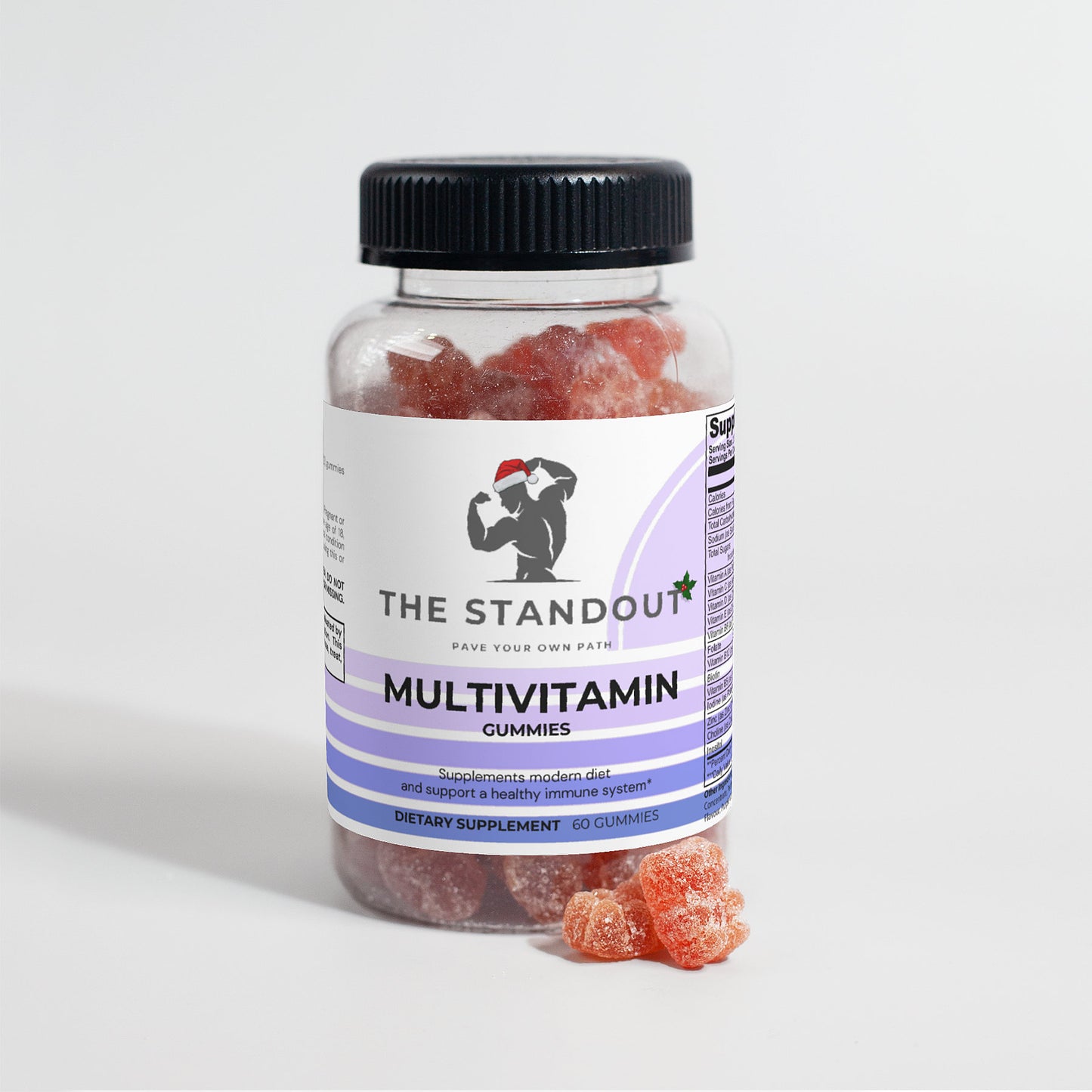 MULTIVITAMIN GUMMY BEARS | STRAWBERRY | ADULT VITAMINS